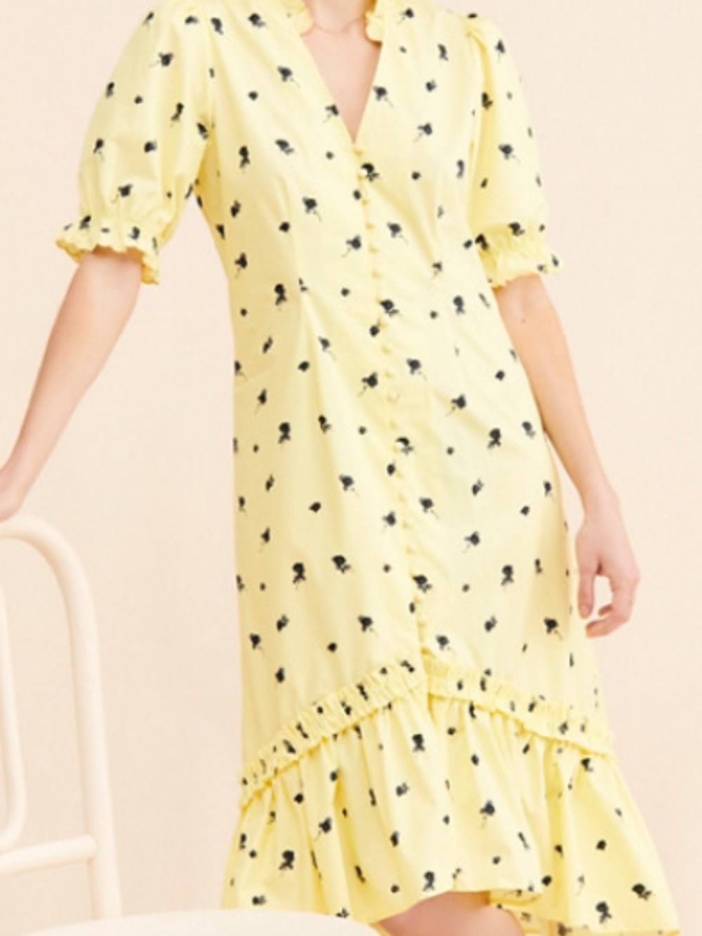 Anthropologie x Crās Tuva Midi Dress